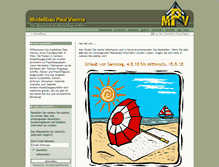 Tablet Screenshot of modellbau-paul.at